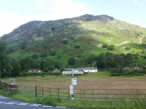 A lovely sunny morning as I leave Coniston Youth Hostel behind